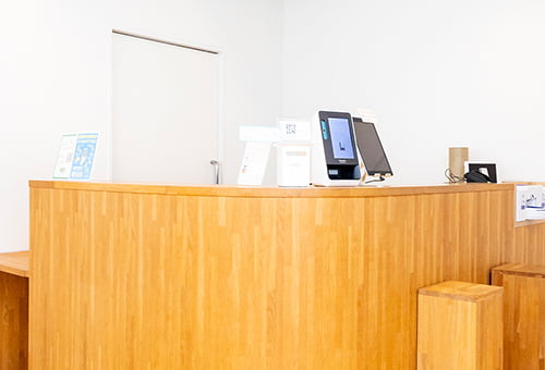 受付の写真